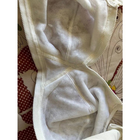 Vintage 60s bra size 38C mrs maisel bullet new old stock white lace - Picture 11 of 13
